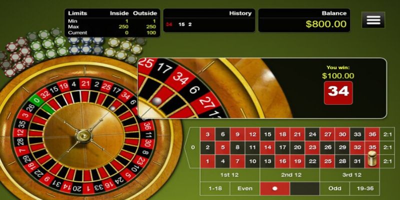 Roulette tại cổng game MMWIN – Game cá cược gây sốt 